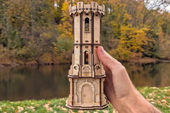 Medieval Castle Watchtower - Laser Cut Project, SVG File Product Image 6
