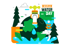 10 World Water Day Illustration Product Image 4