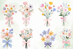 Watercolor Wildflower Bundle Clipart Product Image 4