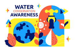 10 Water Conservation Awareness Illustration Product Image 4