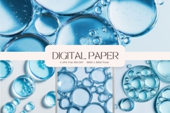 Water Bubbles Background Rainbow Water Drop Wallpaper_25 Product Image 1