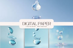 Water Bubbles Background Rainbow Water Drop Wallpaper_23 Product Image 1