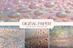 Water Bubbles Background Rainbow Water Drop Wallpaper_29 Product Image 1