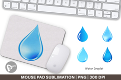 Mouse Pad Water Droplet Product Image 1