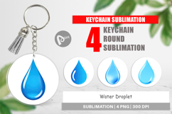Keychain Water Droplet Product Image 1