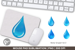 Mouse Pad Water Droplet Product Image 1