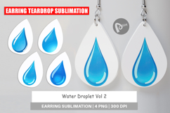 Earring Water Droplet Product Image 1