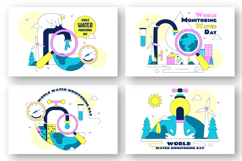 10 World Water Monitoring Day Illustration Product Image 2
