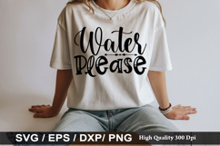 Water Please - House Plant SVG Design Product Image 1