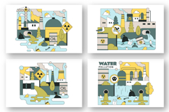 10 Water Pollution Vector Illustration Product Image 2
