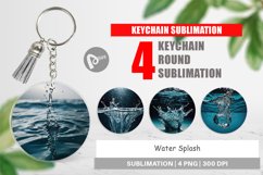 Keychain Water Splash Product Image 1