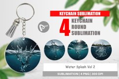 Keychain Water Splash Product Image 1