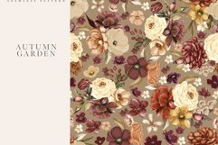 Autumn Garden, Watercolor Fall Flower Clipart Collection Product Image 7