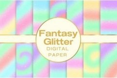 Fantasy Glitter Digital paper Product Image 1