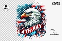 watercolor 4th july Patriotic clipart