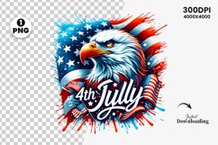 watercolor 4th july Patriotic clipart