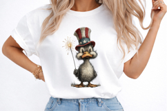 Watercolor 4th Of July Animal Clipart Product Image 3