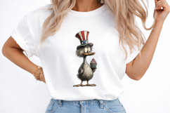 Watercolor 4th Of July Animal Clipart Product Image 3