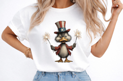 Watercolor 4th Of July Animal Clipart Product Image 3