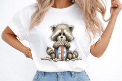 Watercolor 4th Of July Animals Clipart Product Image 3
