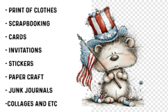 4th of July Animals Clipart Product Image 2