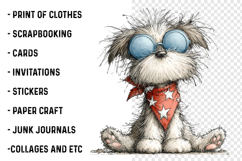 4th of July Animals Clipart Product Image 2