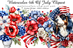 Watercolor 4th Of July Clipart Product Image 1