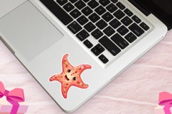 Watercolor Starfish Sticker Bundle Product Image 4