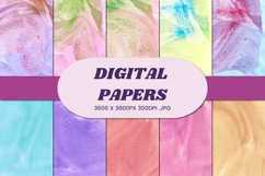 Watercolor Abstract 111 Digital Paper Background Product Image 1