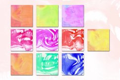 Watercolor Abstract 18 Digital Paper Background Product Image 2