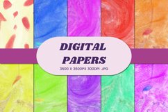 Watercolor Abstract 23 Digital Paper Background Product Image 1