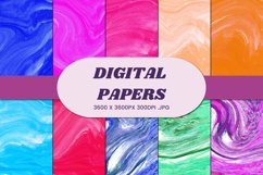 Watercolor Abstract 31 Digital Paper Background Product Image 1