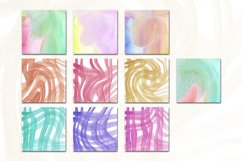 Watercolor Abstract 41 Digital Paper Background Product Image 2