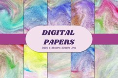 Watercolor Abstract 49 Digital Paper Background Product Image 1