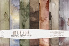 Abstract watercolor backgrounds - digital paper - 7 JPEG Product Image 1