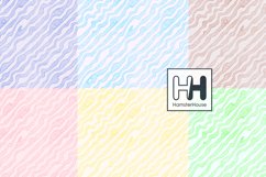Watercolor diagonal striped pattern, digital paper pack Product Image 4