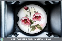 GorgeousWatercolor Car Coaster design.