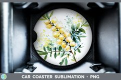 GorgeousWatercolor Car Coaster design.