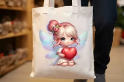 Watercolor Adorable Fairy Girls Clipart Product Image 5