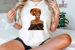 Watercolor African Fashion Girls Clipart Bundle Product Image 3