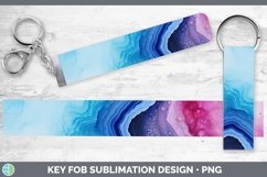 GorgeousWatercolor Key Fob design.