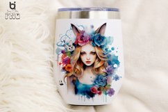 Watercolor Alice in Wonderland Sublimation Clipart Product Image 5