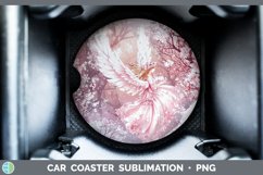 GorgeousWatercolor Car Coaster design.