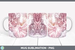 GorgeousWatercolor Mug Wrap design.