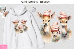 Christmas Reindeer Family|T Shirt Sublimation Product Image 1
