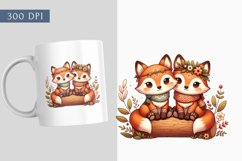 boho animal clipart, Cute boho animals sublimation Product Image 2