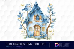 Animal House Watercolor Clipart Product Image 1