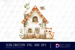 Animal House Illustration Clipart Product Image 1