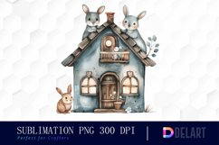 Animals House Illustration Clipart Product Image 1