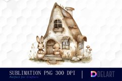 Animal House Watercolor Clipart Product Image 1